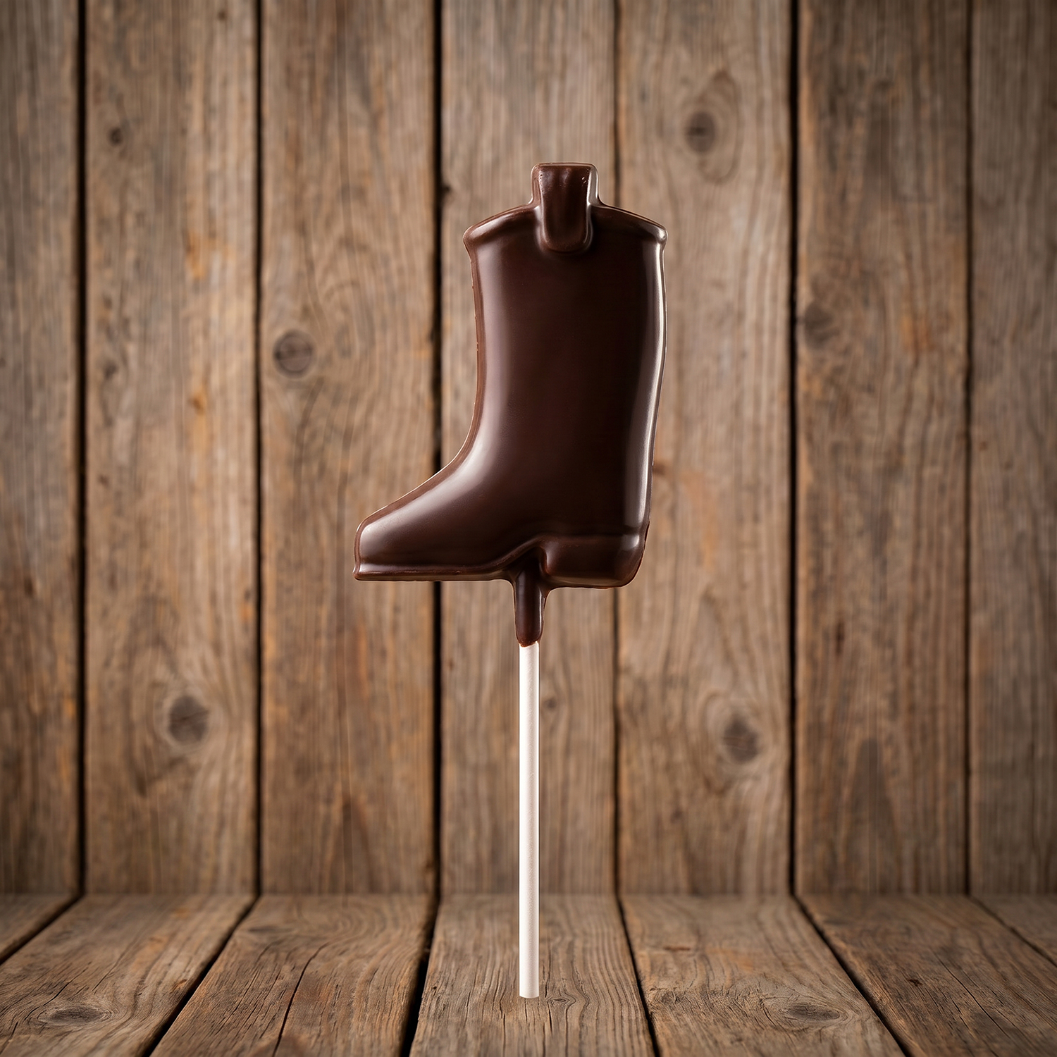 Milk Chocolate Cowboy Boot Pops